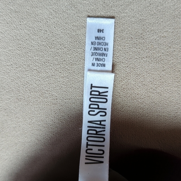 Victoria's Secret Victoria Sport Strappy Sports Bra 34B Green Peachy Purple - Picture 8 of 10